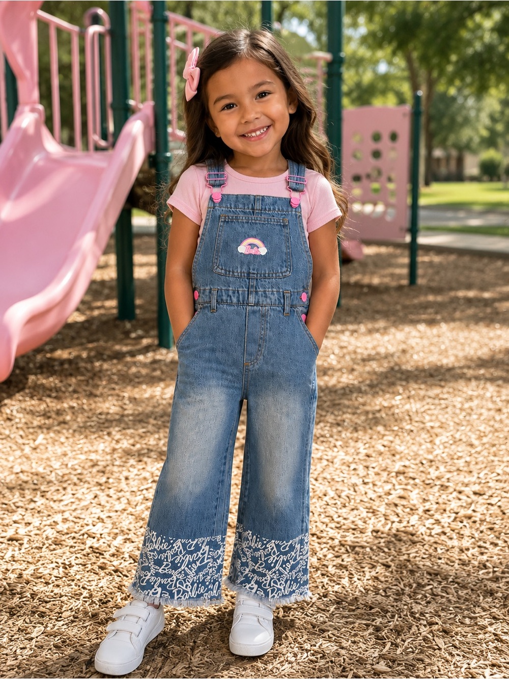 RARE Vintage Barbie Denim Overalls